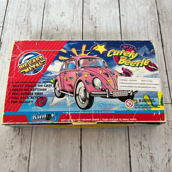 KinToy Toys Kintoy Cutely Beetle Pull Back Die Cast Toy Cars